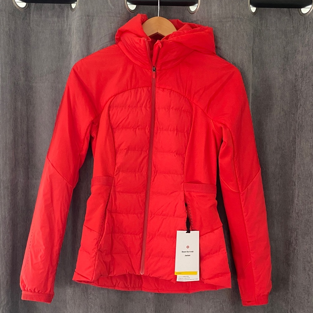 lululemon athletica Red Puffer Jacket